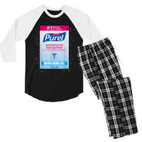 Hand Sanitizer Last Minute Funny Halloween Costume Men's 3/4 Sleeve Pajama Set | Artistshot