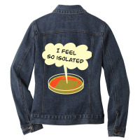 Microbiology Isolation Funny Bacteria Lab Ladies Denim Jacket | Artistshot