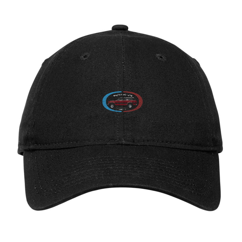 Merica Motors - Distressed For Darks Adjustable Cap by cm-arts | Artistshot