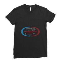 Merica Motors - Distressed For Darks Ladies Fitted T-shirt | Artistshot