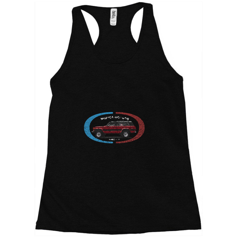 Merica Motors - Distressed For Darks Racerback Tank by cm-arts | Artistshot