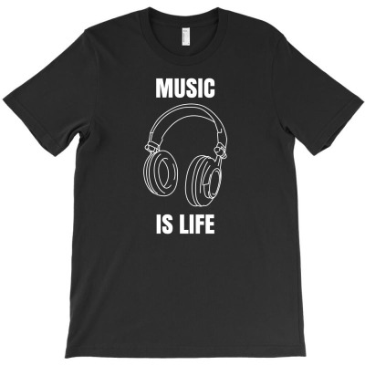 Music Is Life 2 T-shirt Designed By Mega Agustina