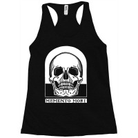 Human Skull Memento Mori Racerback Tank | Artistshot