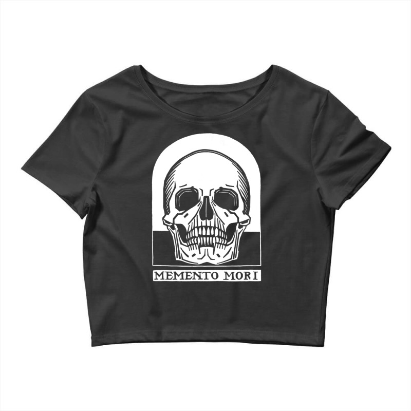 Human Skull Memento Mori Crop Top by declangreenwood | Artistshot