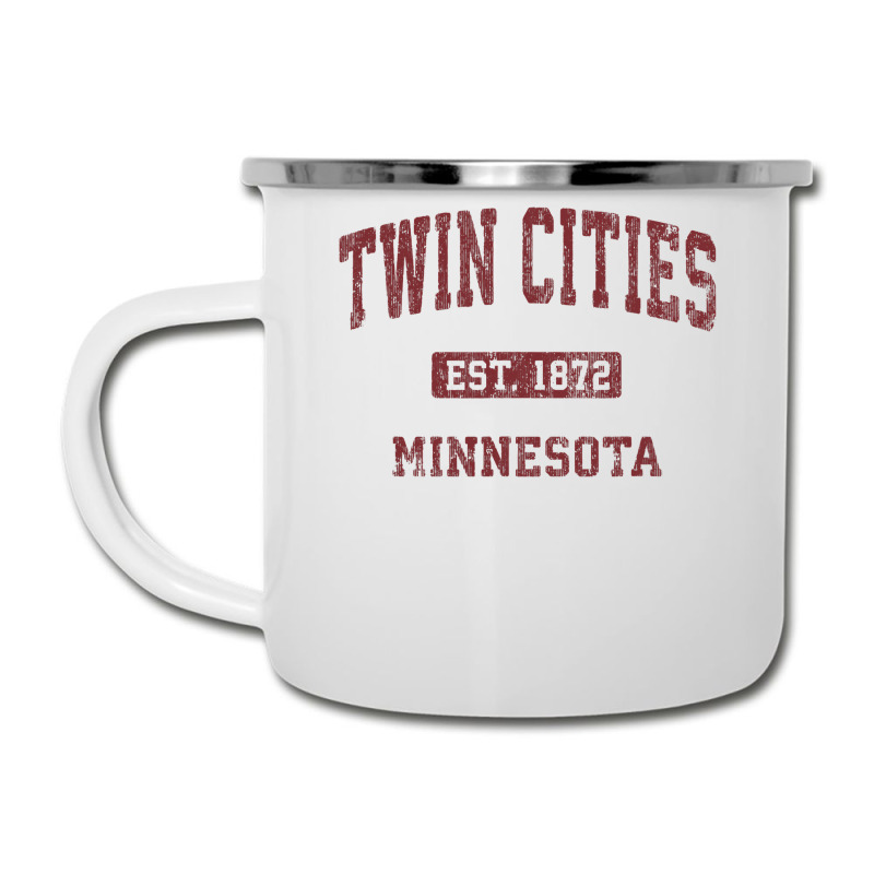 Twin Cities Minnesota Mn Vintage Athletic Sports Design Camper Cup | Artistshot