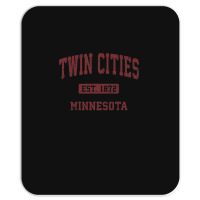 Twin Cities Minnesota Mn Vintage Athletic Sports Design Mousepad | Artistshot