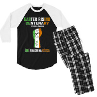 Easter Rising Centenary 1916 2016 Men's 3/4 Sleeve Pajama Set | Artistshot