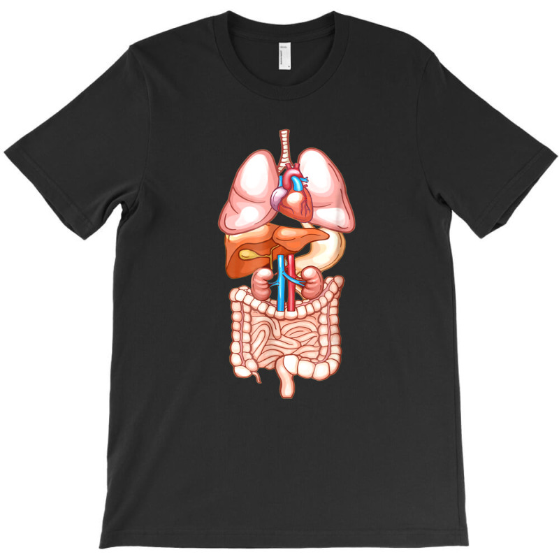 Halloween Internal Organ Diagram Anatomy T-shirt | Artistshot