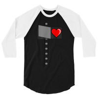 Oz Tin Man Heart Halloween Wizard Of Oz Tin Man Costume 3/4 Sleeve Shirt | Artistshot