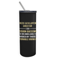 Business Developement Director I Do Precision Guesswork Skinny Tumbler | Artistshot