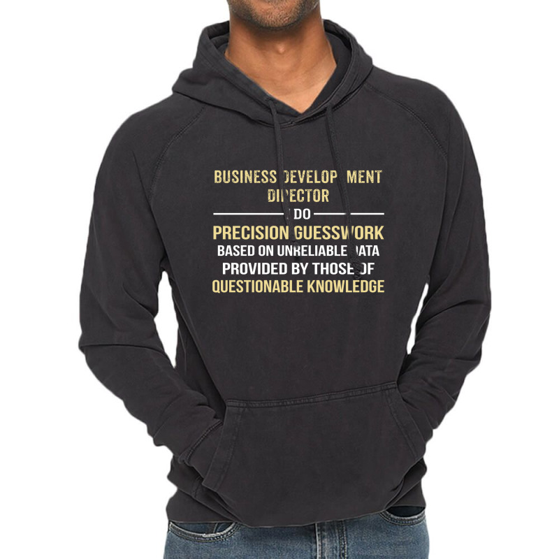 Business Developement Director I Do Precision Guesswork Vintage Hoodie | Artistshot