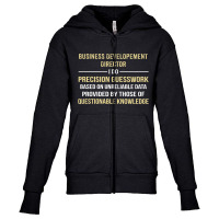 Business Developement Director I Do Precision Guesswork Youth Zipper Hoodie | Artistshot