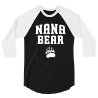 Montana Grizzlies Nana Bear - Apparel 3/4 Sleeve Shirt | Artistshot