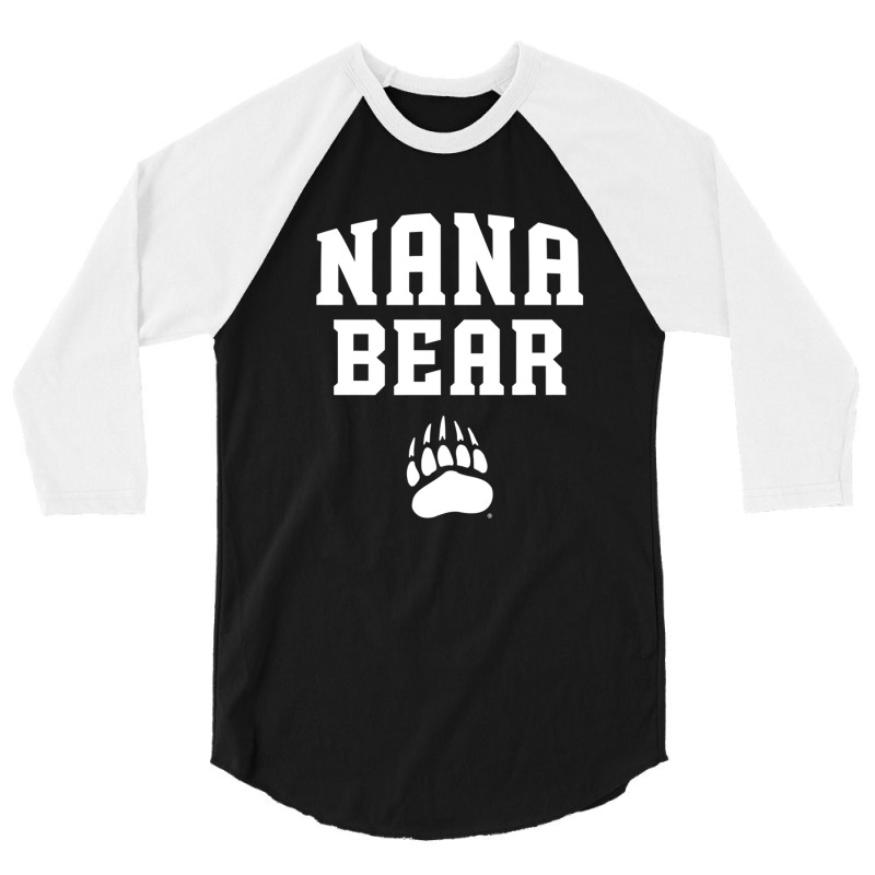 Montana Grizzlies Nana Bear - Apparel 3/4 Sleeve Shirt | Artistshot