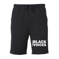 Amplify Black Voices Amplifyblackvoices History Month Gift Character V Fleece Short | Artistshot