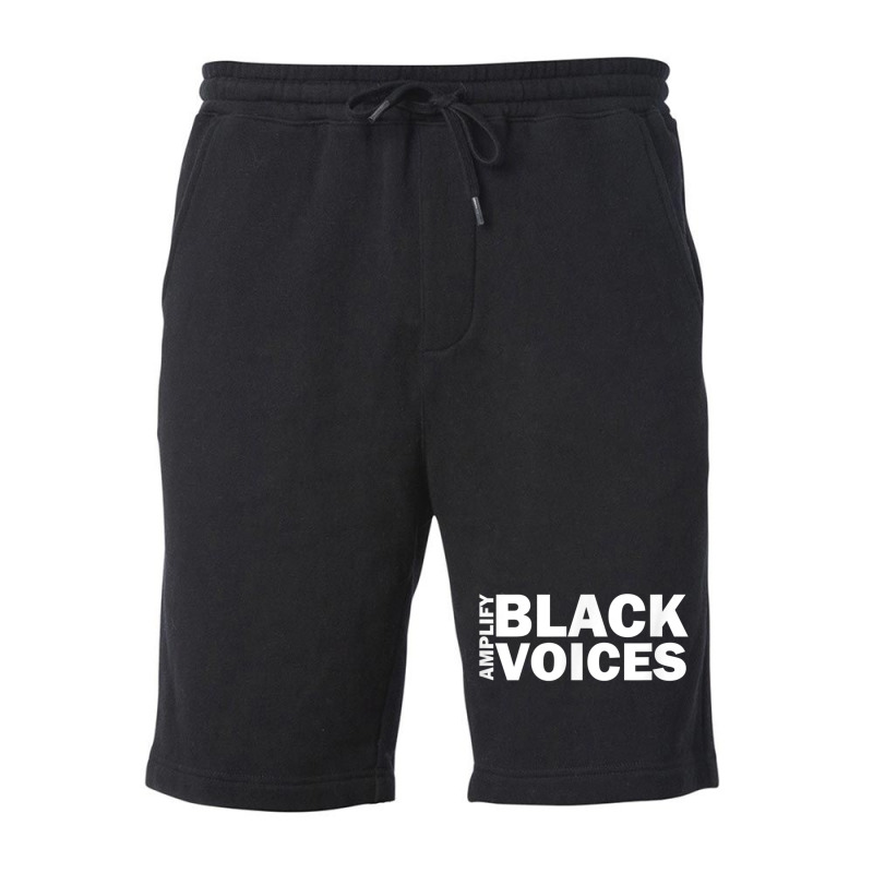 Amplify Black Voices Amplifyblackvoices History Month Gift Character V Fleece Short by TyrellDesign | Artistshot