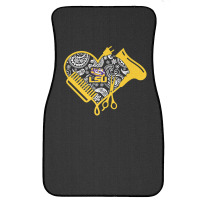 Lsu Tigers Hairstyle - Beautician Football Team Front Car Mat | Artistshot