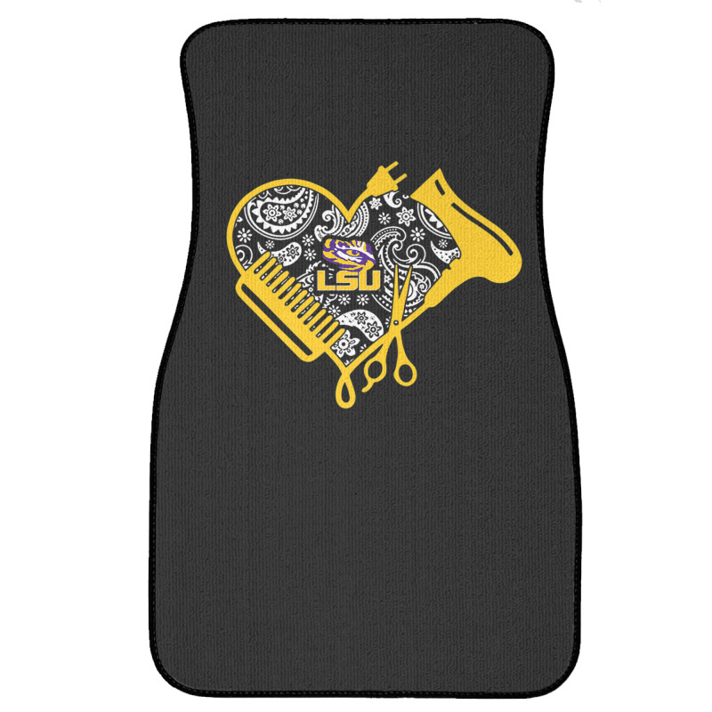 Lsu Tigers Hairstyle - Beautician Football Team Front Car Mat | Artistshot