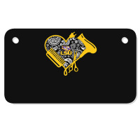 Lsu Tigers Hairstyle - Beautician Football Team Motorcycle License Plate | Artistshot