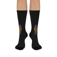 Lsu Tigers Halloween Witch Slogan - Apparel Crew Socks | Artistshot