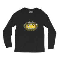 Lsu Tigers Lace Football - Apparel Long Sleeve Shirts | Artistshot