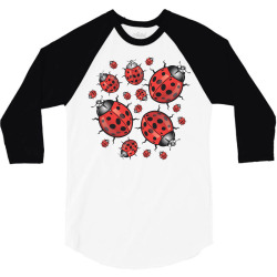Ladybird, insect, animals 3/4 Sleeve Shirt | Artistshot