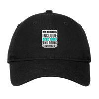 I M One Of Those Aerobics People Funny Aerobics 88352680 Adjustable Cap | Artistshot