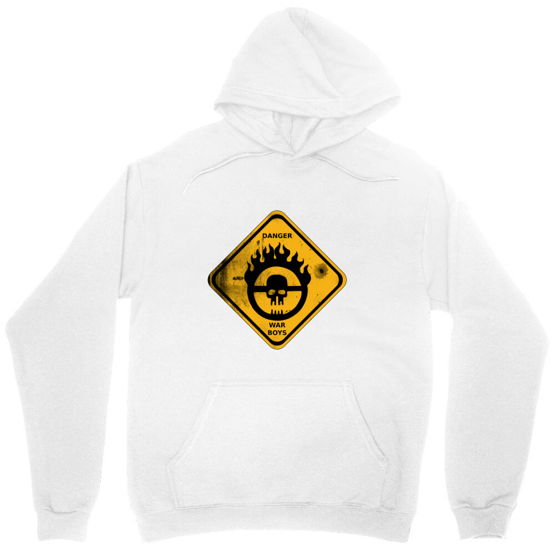 War Boys Danger Road Sign   Bullet Edition   Mad Max Unisex Hoodie by cm-arts | Artistshot