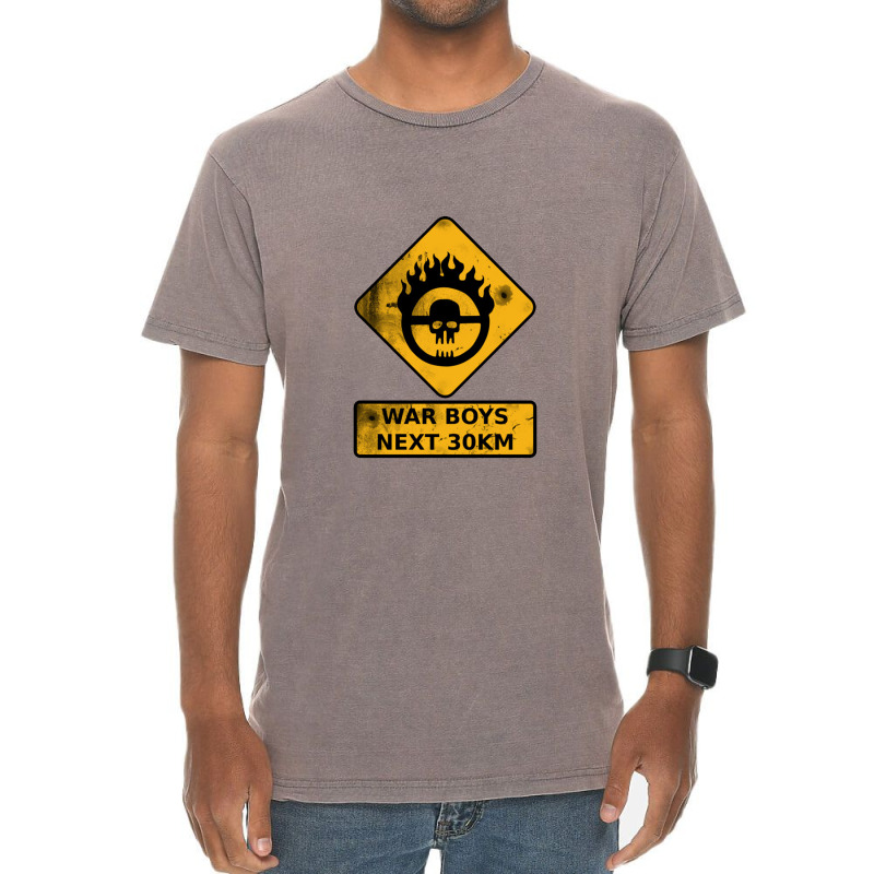 War Boys Road Sign   Bullet Edition   Mad Max Vintage T-Shirt by cm-arts | Artistshot