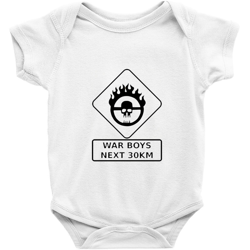 War Boys Road Sign   Clean Edition   Mad Max Baby Bodysuit by cm-arts | Artistshot