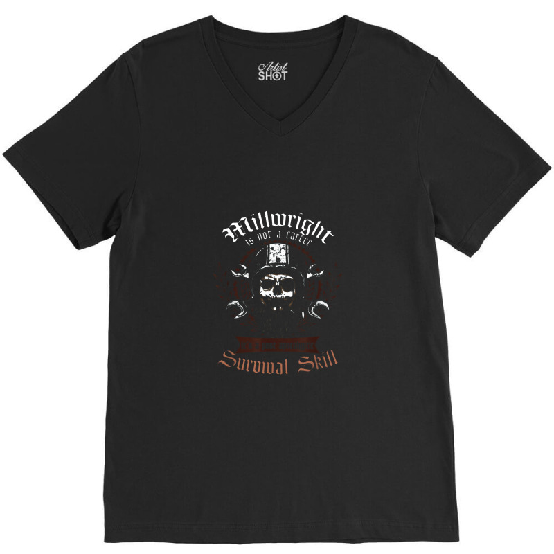 Worker Machinist Mechanic Millwright Is Not A Career V-neck Tee | Artistshot