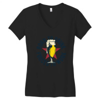 Born To Drink Forced To Work Women's V-neck T-shirt | Artistshot