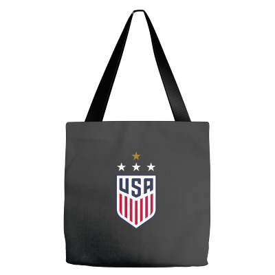 Uswnt Crest 4 Stars Tote Bags Designed By Honeysuckle