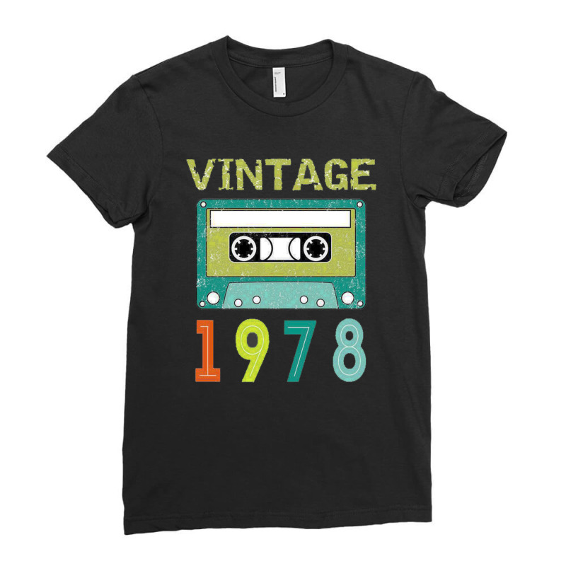 Age Vintage 1978 Ladies Fitted T-Shirt by zig street | Artistshot