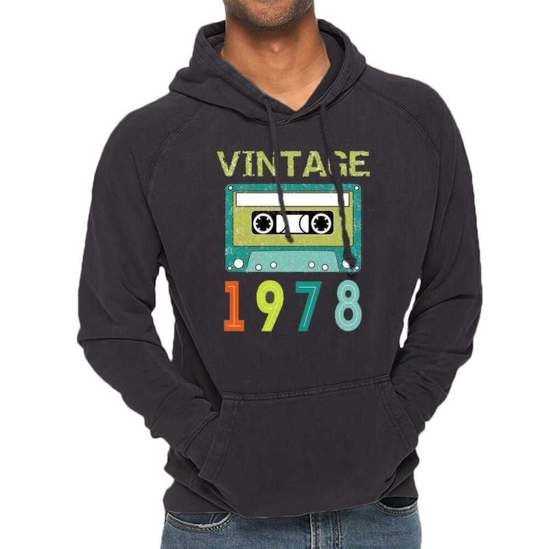 Age Vintage 1978 Vintage Hoodie by zig street | Artistshot