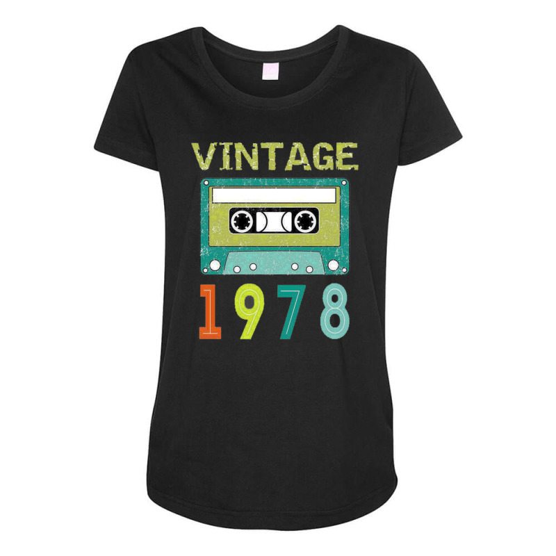 Age Vintage 1978 Maternity Scoop Neck T-shirt by zig street | Artistshot