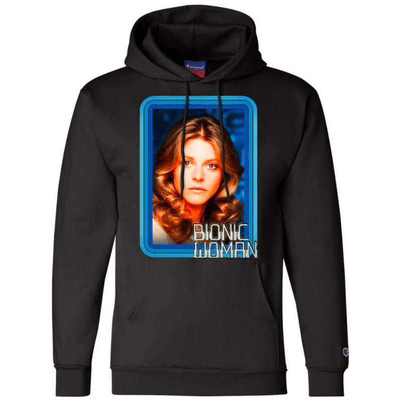 Bionic Woman Champion Hoodie by cm-arts | Artistshot