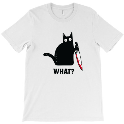 Cat Crazy Cartoon Art T-shirt Designed By Nilton João Cruz