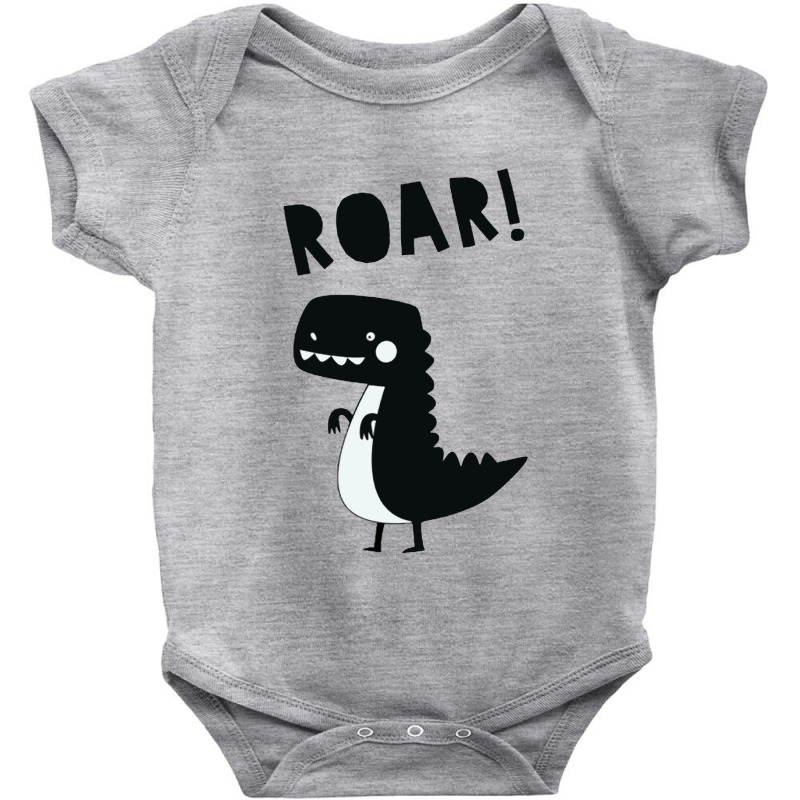 Dinosaurs Funny Cartoon Baby Bodysuit | Artistshot