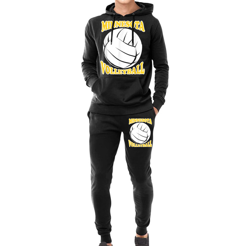 Minnesota Volleyball Graphic Hoodie & Jogger Set | Artistshot