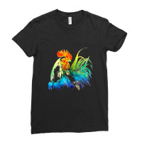 Rooster Lgbt Ladies Fitted T-shirt | Artistshot