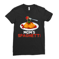 Mom's Spaghetti Food Lover Foodie Loves Pasta Funny Ladies Fitted T-shirt | Artistshot