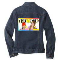 Gifts Idea Frenemis Art Ladies Denim Jacket | Artistshot