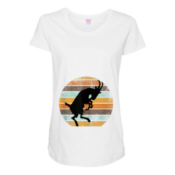 billy strings goat silhouette retro sunset tank top Maternity Scoop Neck T-shirt | Artistshot