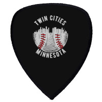 Cool Twin Cities Minnesota Mn Baseball Skyline St. Paulmpls Shield S Patch | Artistshot