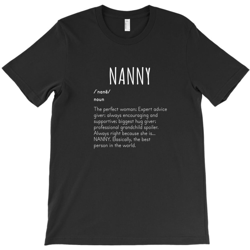 Mothers Day Nanny Nana Noun Dictionary T-shirt | Artistshot