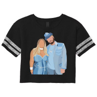 Painting Frenemies Graphic Scorecard Crop Tee | Artistshot