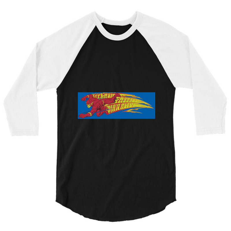 Dc, Fastest Man Alive 3/4 Sleeve Shirt | Artistshot