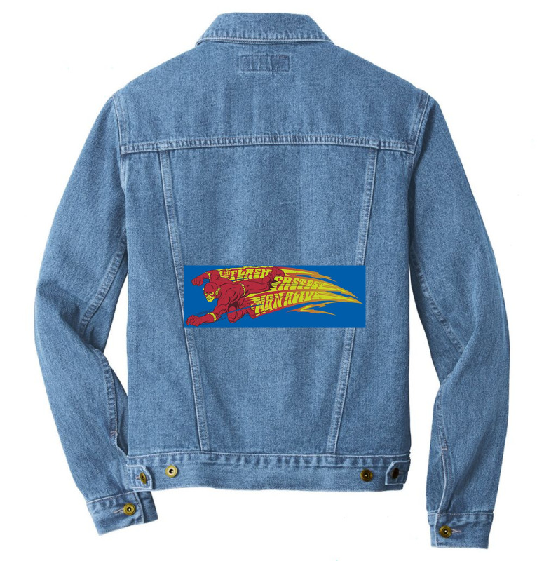Dc, Fastest Man Alive Men Denim Jacket | Artistshot