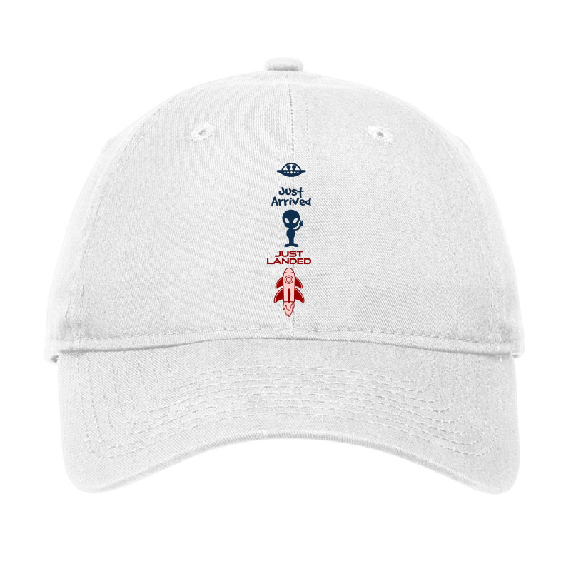 Just Arrived Just Landed Alien Adjustable Cap by KENZU | Artistshot